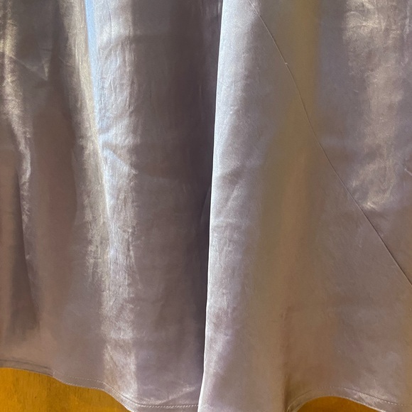 MaxMara Leisure Capua Lilac Sleeveless Satin Dress - Picture 12 of 14